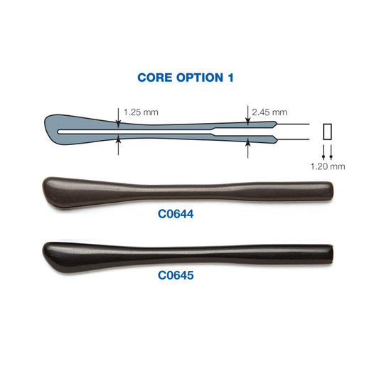 Flat Side Acetate Temple Tips