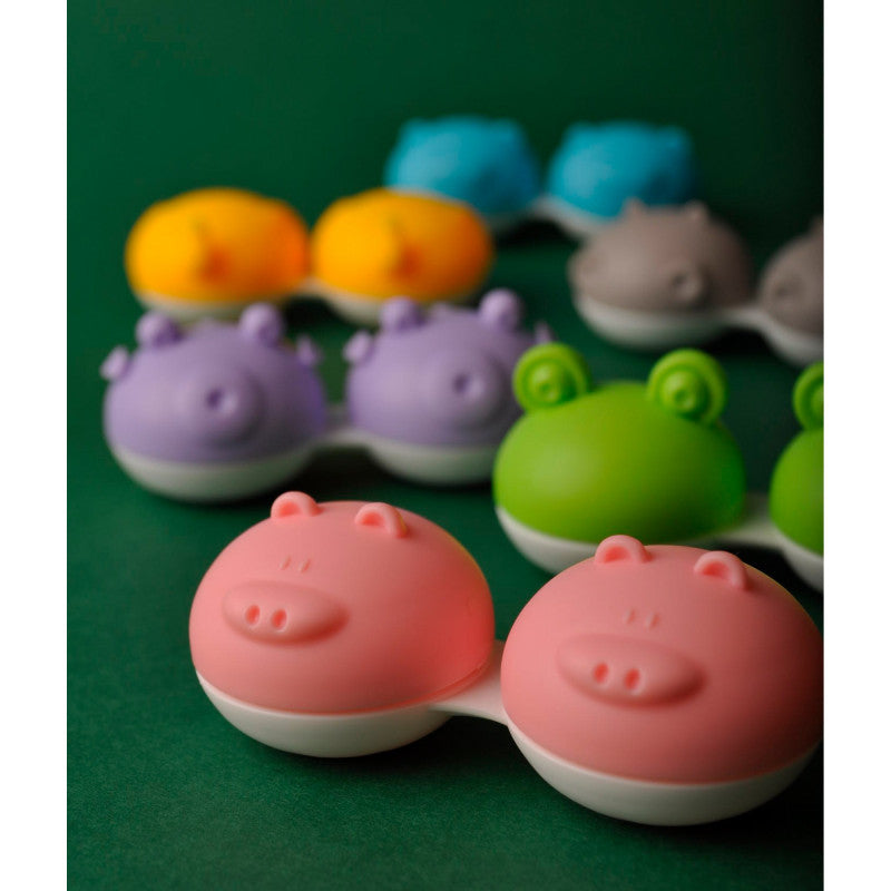 Cute Animal Twist Top Contact Lens Cases