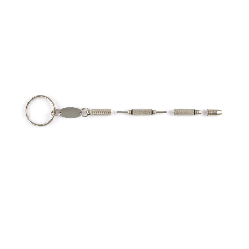 Keychain Screwdriver: Phillips, Flat Head & Wrench