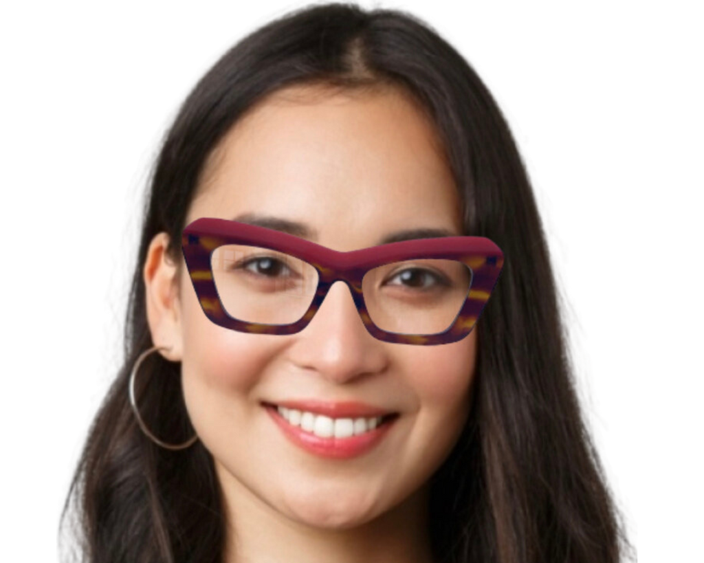 Kayla In Burgundy Tortoise: Women's Cat Eye Fits Medium To Wide Faces (jill)