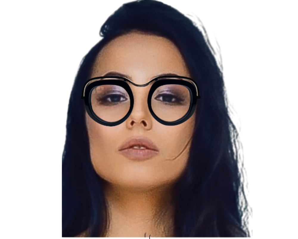 Bethel In Charcoal Noir: Women's Modified Oval/Fits Medium To Wide Faces