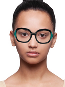 Abigail In Gray Stone Tortoise With Turquoise