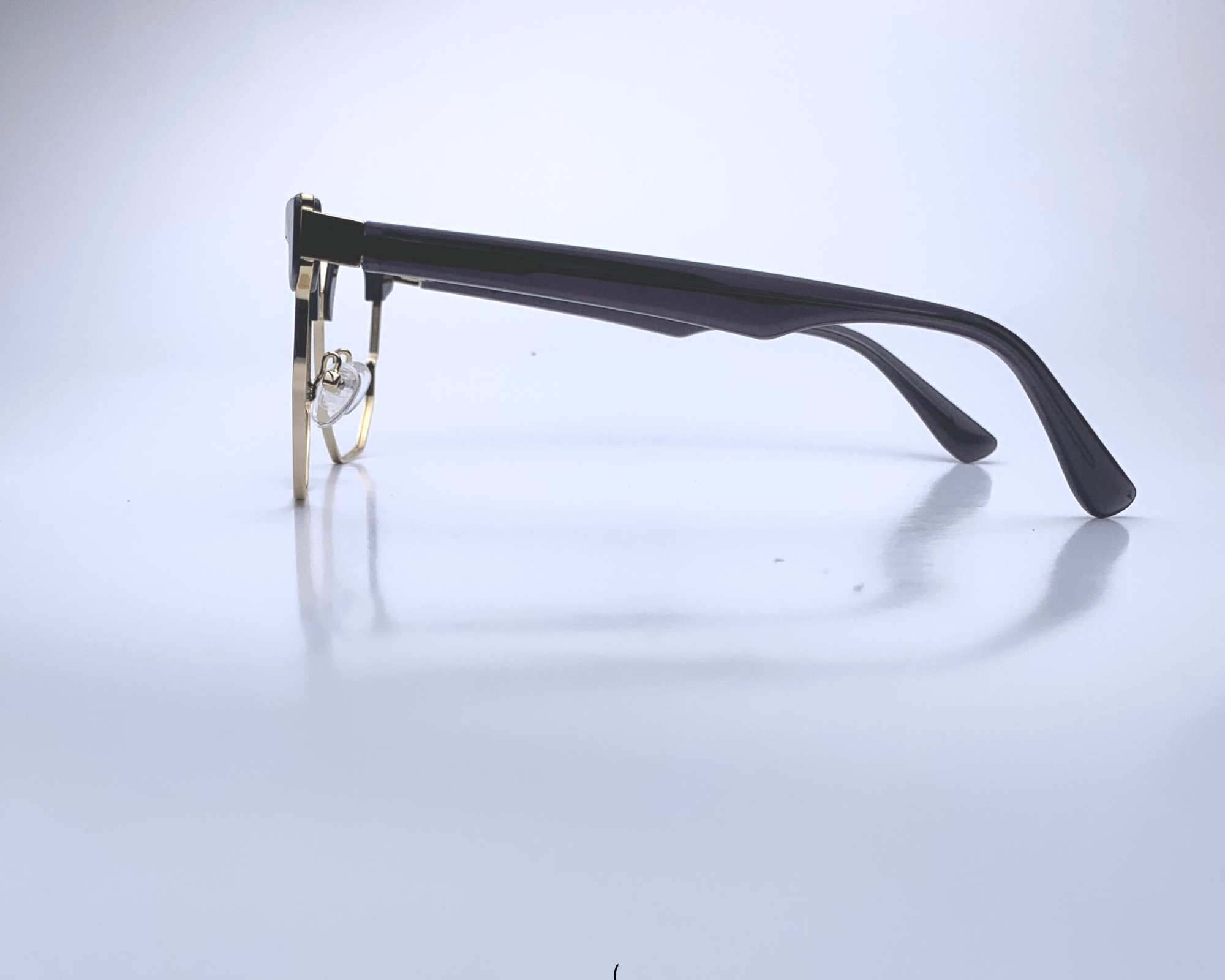 Carlton In Black Obsidian Acetate: Unisex/Modified Oval Frame Fits Medium To Wide Faces