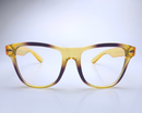 Jacmel In Burnt Banana: Unisex/Modified Square Frame Fits Medium To Wide Faces