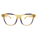 Jacmel In Burnt Banana: Unisex/Modified Square Frame Fits Medium To Wide Faces