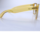Jacmel In Burnt Banana: Unisex/Modified Square Frame Fits Medium To Wide Faces