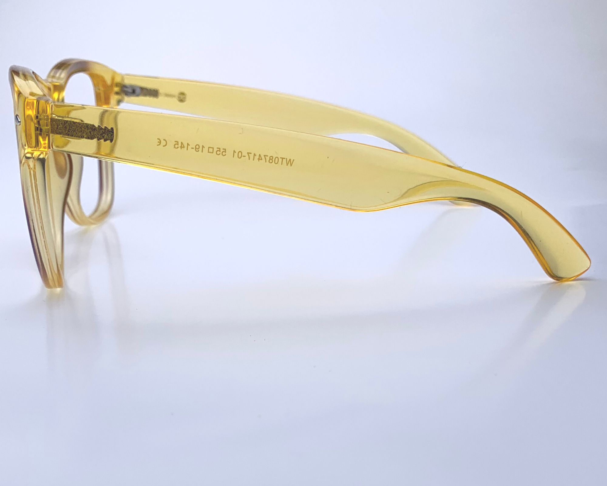 Jacmel In Burnt Banana: Unisex/Modified Square Frame Fits Medium To Wide Faces