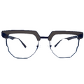 Carlton In Root Beer Brown: Unisex/Modified Oval Frame Fits Medium To Wide Faces