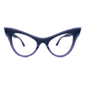 Delmas In Translucent Dyed Purple: Women's Cat Eye Fits Medium To Wide Faces