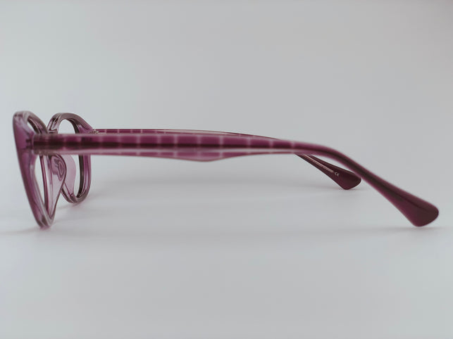 Abilene in Purple Waterfall Tortoise: Women's Cat Eye fits medium to large faces