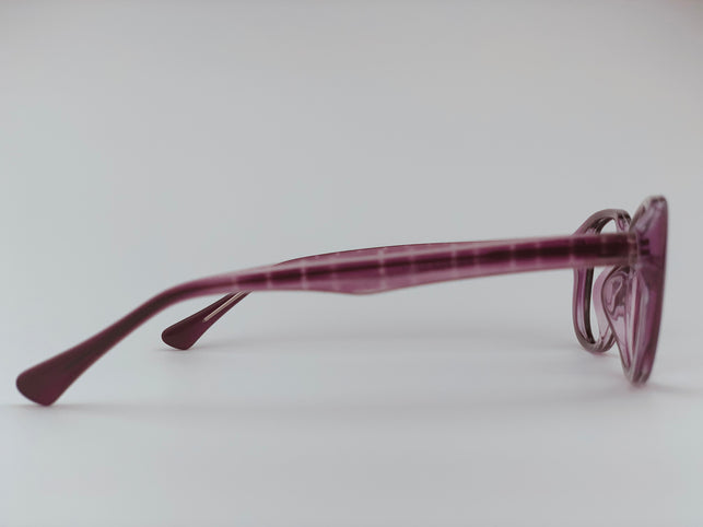 Abilene in Purple Waterfall Tortoise: Women's Cat Eye fits medium to large faces