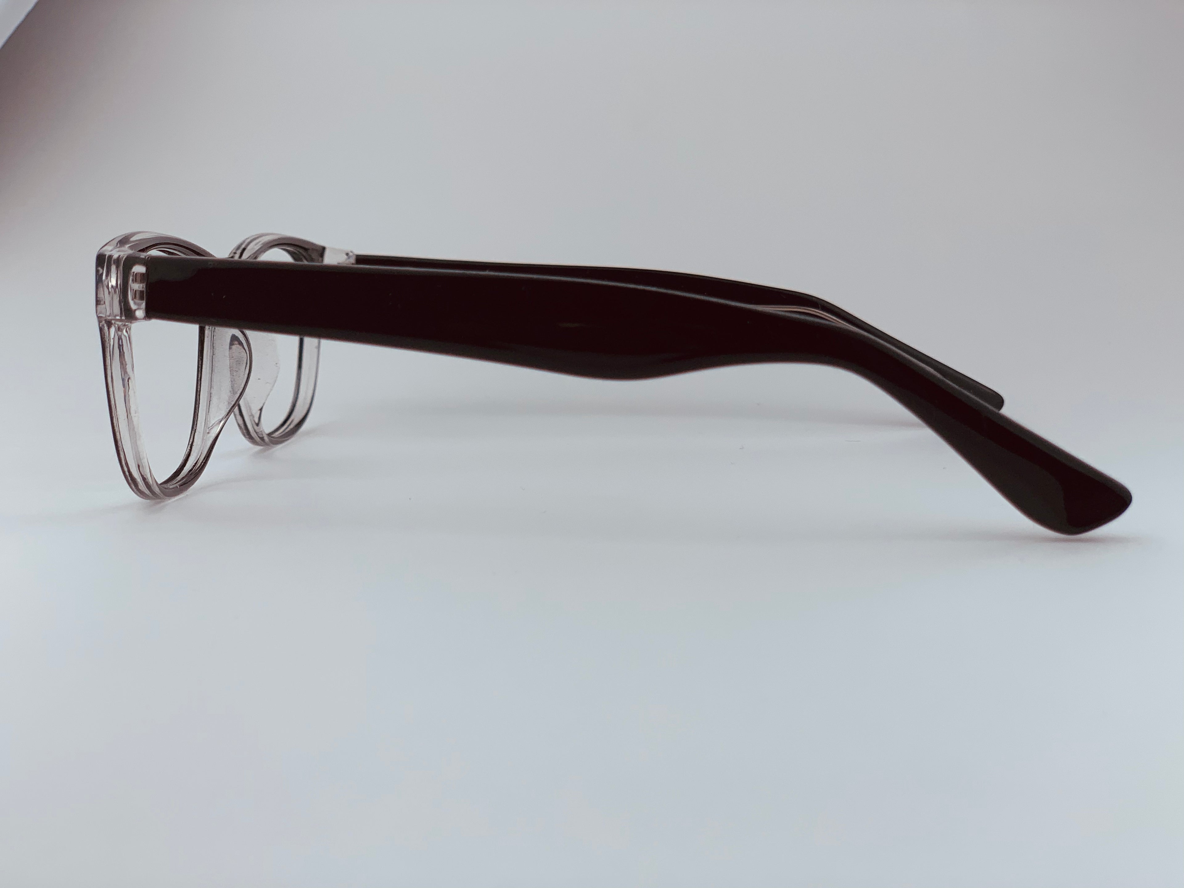 Chandler In Black Crystal: Unisex/Modified Oval Frame Fits Medium To Wide Faces