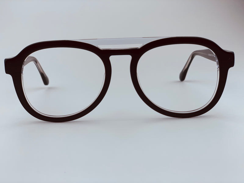 Harold In Black Tie Acetate:  Unisex Frame Fits Medium To Wide Faces