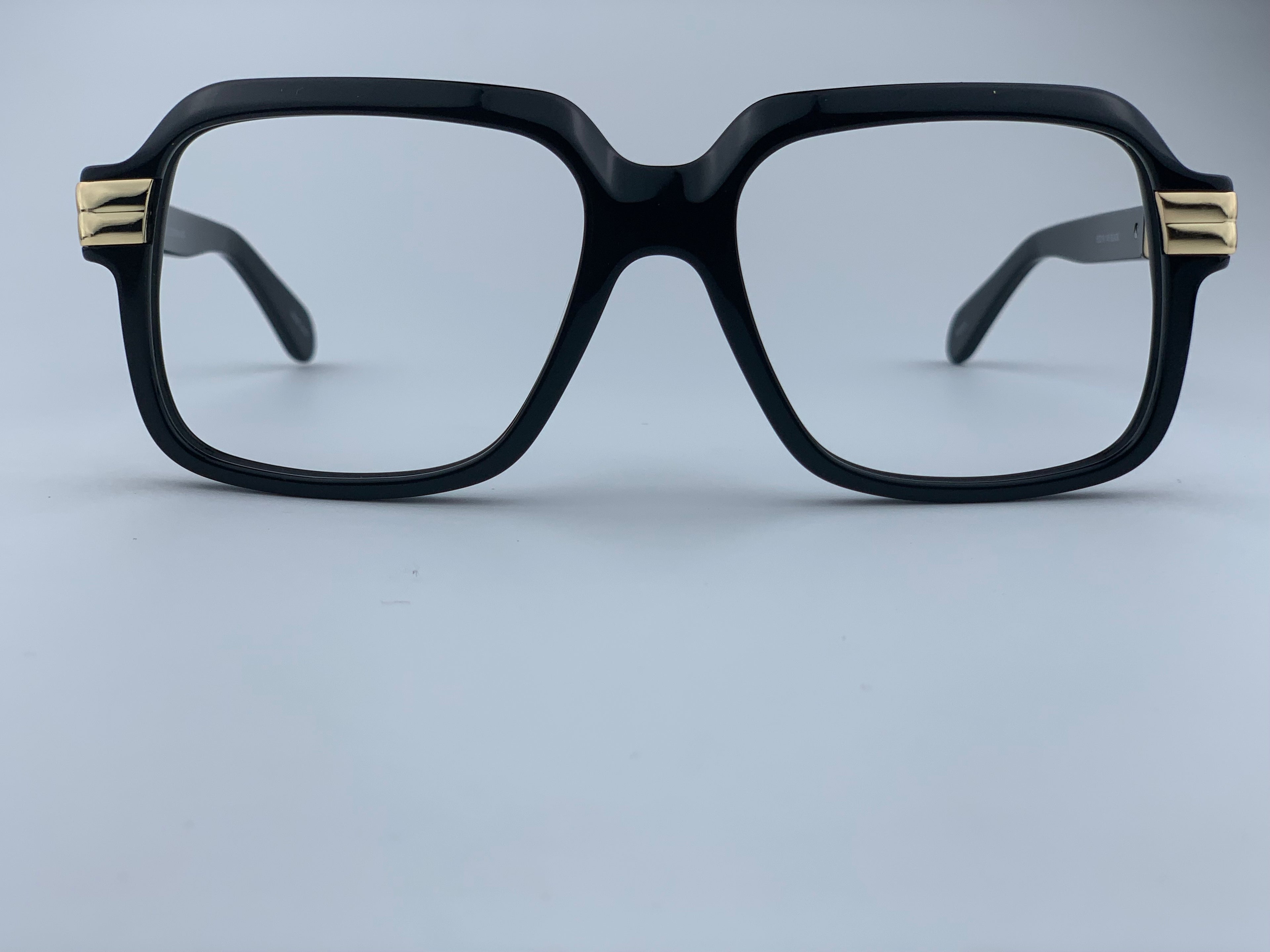 Ephraim In Black Silk Acetate : Unisex/Modified Square Frame Fits Medium To Wide Faces