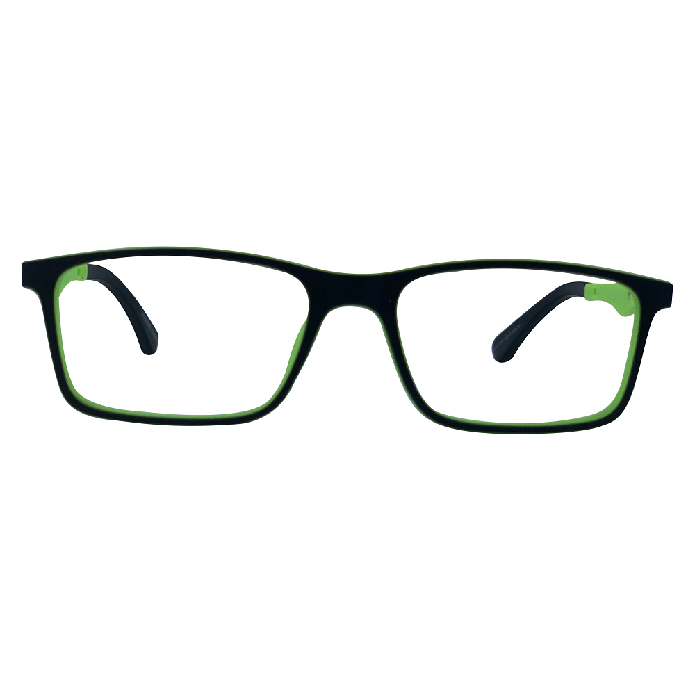Phineas In Midnight Lime Acetate:  Kid's Eyewear Fits Ages 8-12