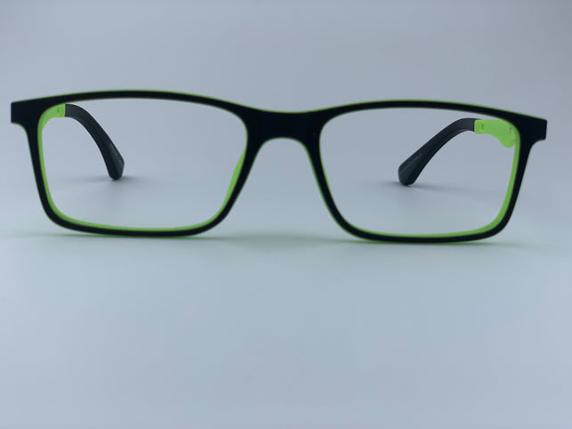 Phineas In Midnight Lime Acetate:  Kid's Eyewear Fits Ages 8-12
