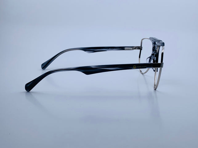 Barnett Gray Marble Acetate: Aviator Frame Fits Wide Faces/Size 56-18-140