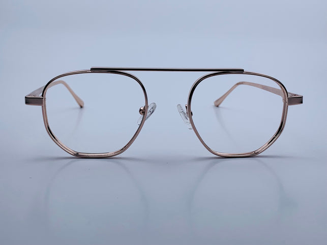 Baren In Jacmel Gold: Unisex/Modified Oval Fits Medium Size Faces 49-22