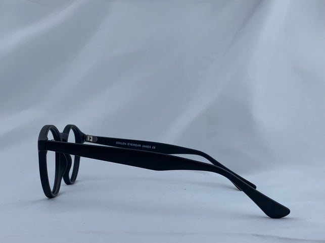 Felix In Black Matte Acetate: Unisex  Oval Fits Medium Size Faces 47-20-140