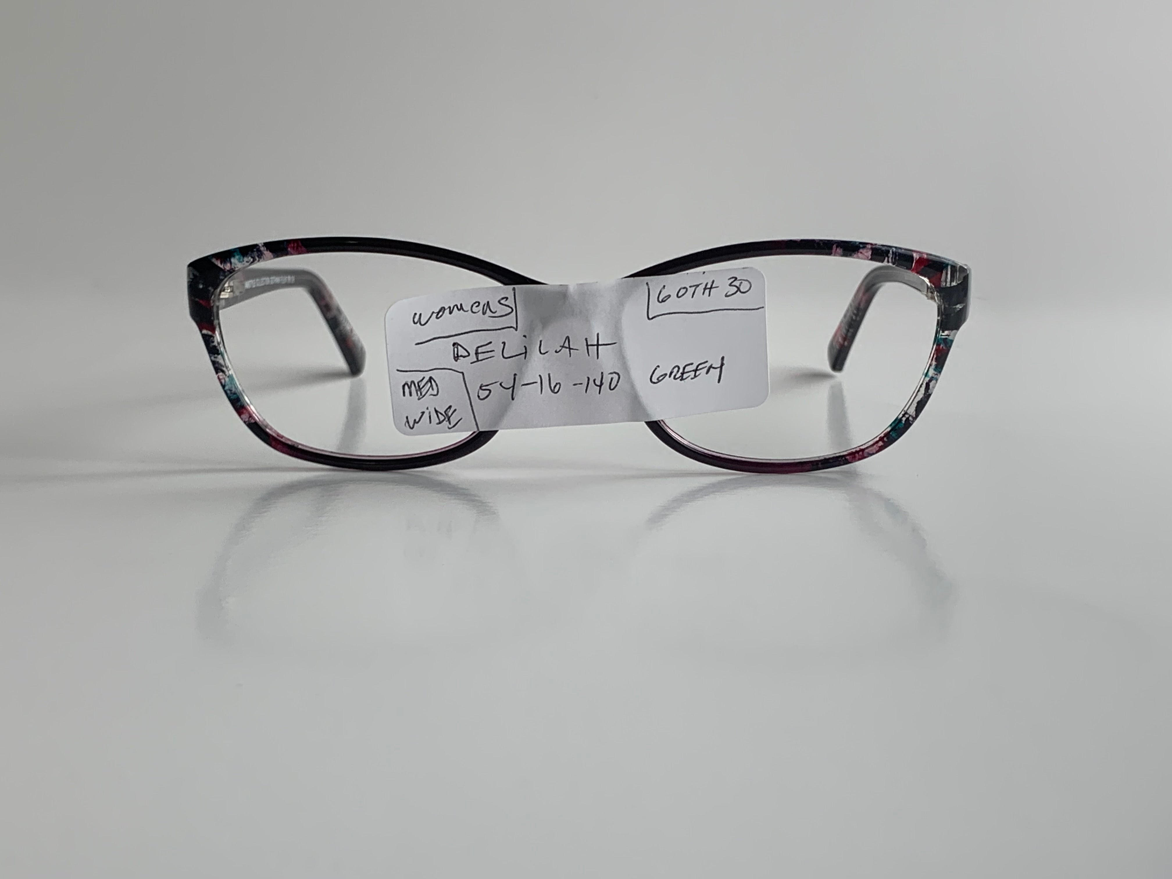 Delilah In Speckled Paint Acetate:  Cat Eye Fits Medium Size Faces