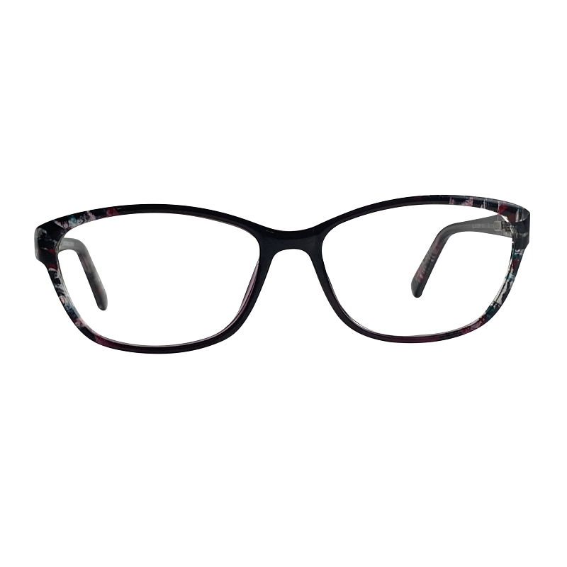 Delilah In Speckled Paint Acetate:  Cat Eye Fits Medium Size Faces