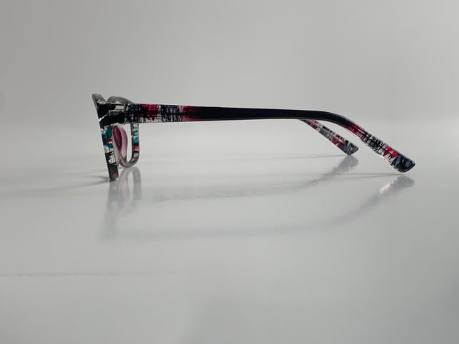 Delilah In Speckled Paint Acetate:  Cat Eye Fits Medium Size Faces