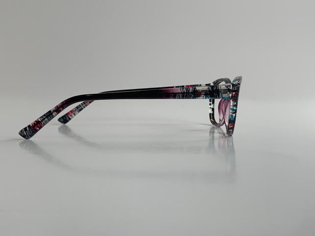 Delilah In Speckled Paint Acetate:  Cat Eye Fits Medium Size Faces