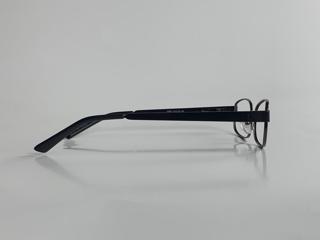 Jude In Silky Gray:  Oval Frame Fits Medium Size Faces