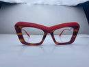 Kayla In Burgundy Tortoise: Women's Cat Eye Fits Medium To Wide Faces (jill)