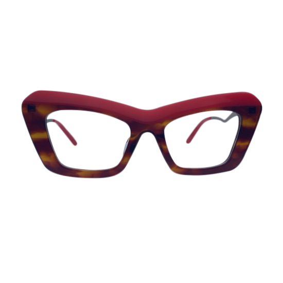 Kayla In Burgundy Tortoise: Women's Cat Eye Fits Medium To Wide Faces (jill)