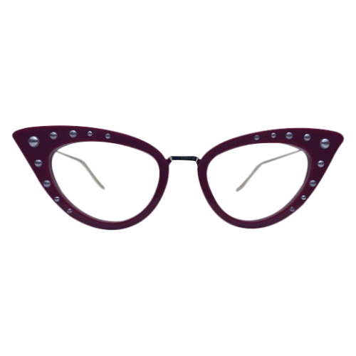 Bijoux In Red Agate Rock: Women's  Cat Eye/Fits Medium To Wide Faces