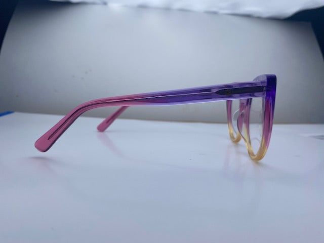 Lilian In Lilac Amethyst: Women's Cat Eye Fits Medium To Wide Faces (jill)
