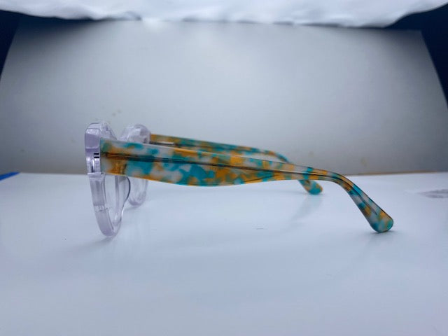 Hannah In Clear Kokoye Acetate: Women's Cat Eye Fits Medium To Wide Faces