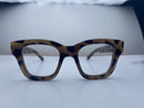 Ariel In Leopard Mookaite Acetate: Modified Cat Eye Frame Fits Medium To Wide Faces