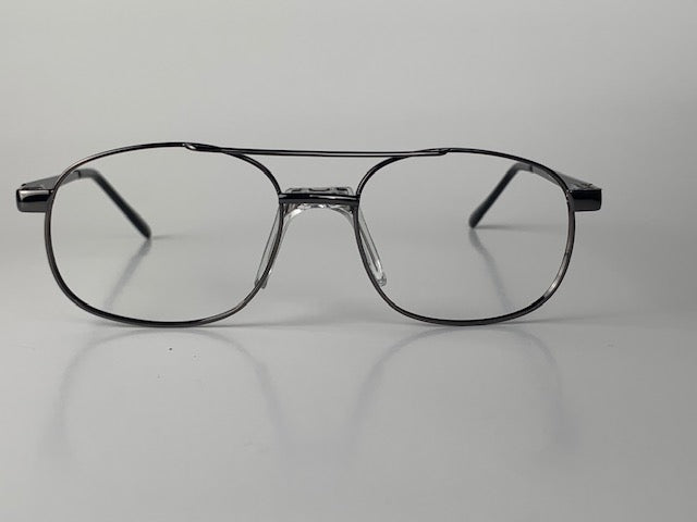 Ethan In Gunmetal: Unisex Modified Frame Fits Small To Medium Size Faces