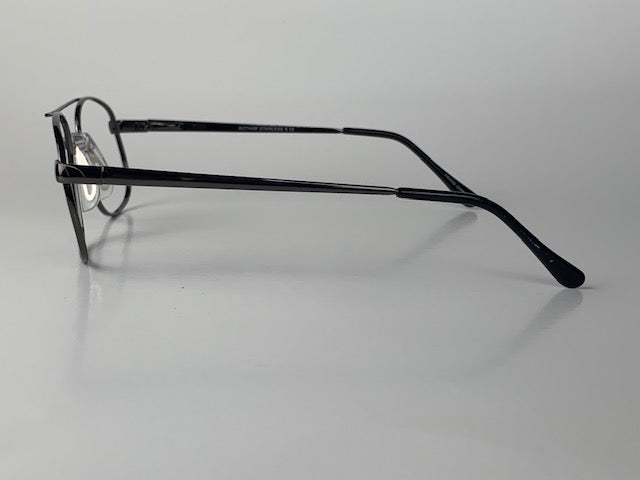 Ethan In Gunmetal: Unisex Modified Frame Fits Small To Medium Size Faces