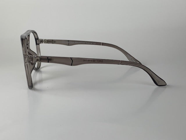 Halton In Sky Gray : Unisex Aviator Fits Medium To Wide Faces