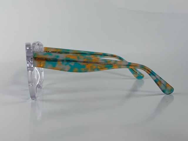 Hannah In Clear Kokoye Acetate: Women's Cat Eye Fits Medium To Wide Faces