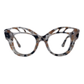 Hannah In Speckled  Acetate: Women's Cat Eye Fits Medium To Wide Faces