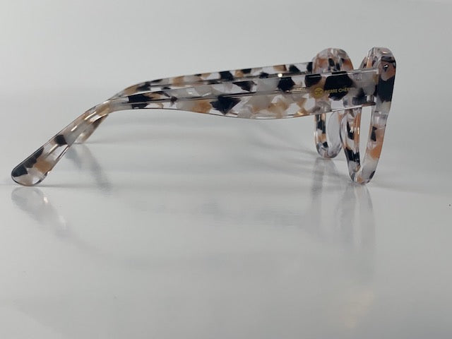 Hannah In Speckled  Acetate: Women's Cat Eye Fits Medium To Wide Faces