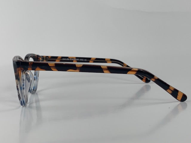 Eve In Blue Tortoise Specks:  Women's Eyewear Fits Medium Size Faces