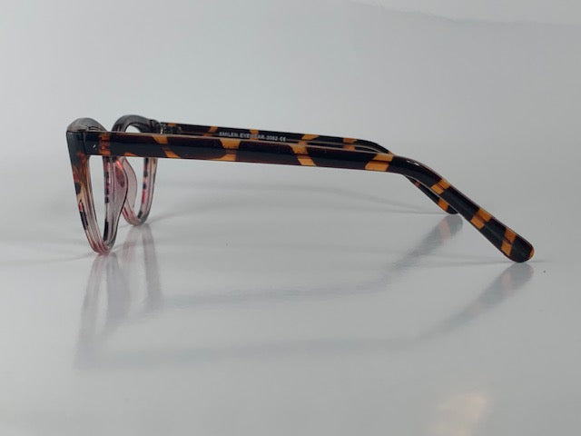Eve In Red Tortoise Specks: Women's Cat Eye Fits Medium Size Faces