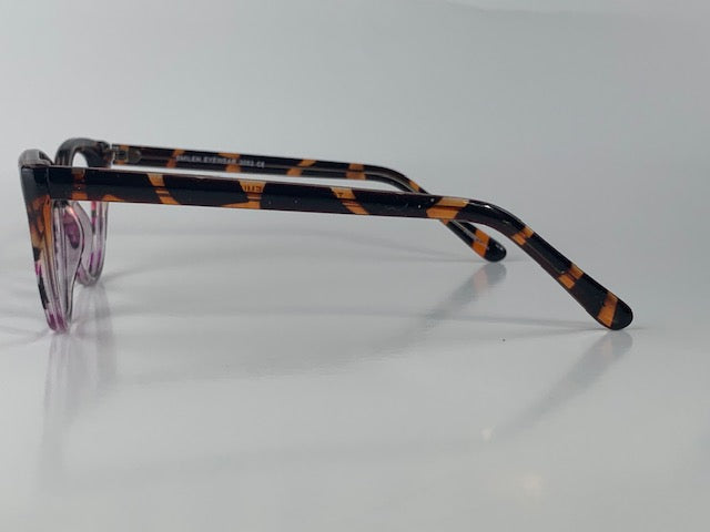 Eve In Purple Tortoise Specks:  Women's Cat Eye Fits Medium Size Faces