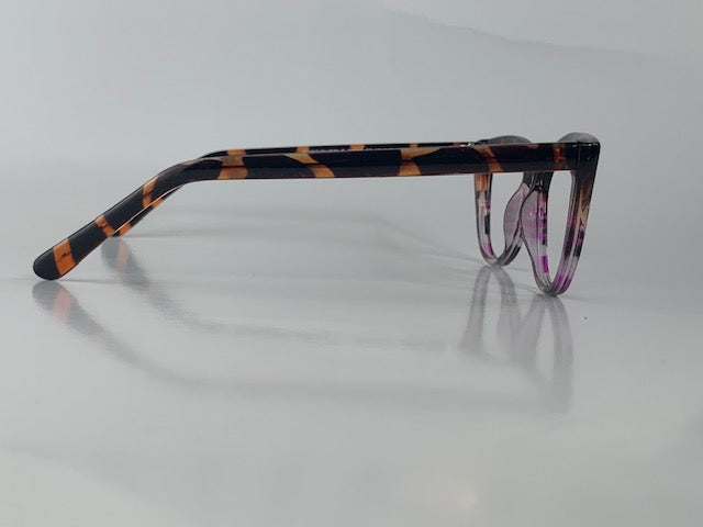 Eve In Purple Tortoise Specks:  Women's Cat Eye Fits Medium Size Faces