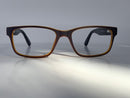 Micah In Indigenous Patterned Brown Temples: Unisex Frame Fits Medium To wide Faces (jill)