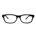 Dina in Midnight Acetate Purple Temples:  women’s Eyewear fits narrow faces