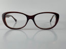 Abilene In Brown Cedar Acetate: Women's Cat Eye fits medium to large faces