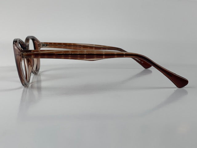 Abilene In Brown Cedar Acetate: Women's Cat Eye fits medium to large faces