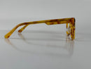 Abel In Banana Tortoise: Unisex Square Fits Medium To Wide Faces