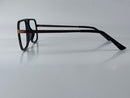 Benjamin In Midnight Acetate With Metal Temples: Men's Square Fits Medium To Wide Faces
